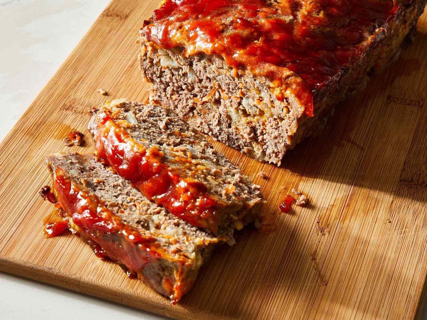 Ultimate Cheddar-Stuffed Meatloaf with Sweet Glaze