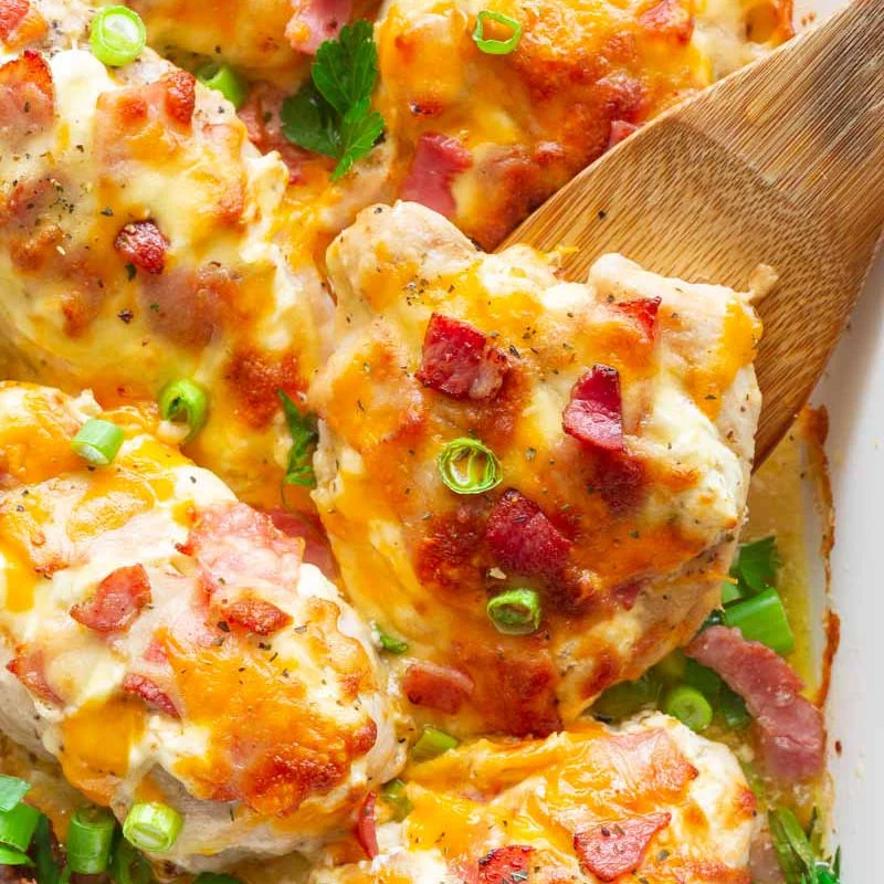 Creamy Keto Crack Chicken with Bacon and Cheese