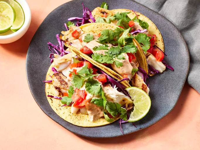 Flavorful Grilled Fish Tacos with Chipotle Lime Dressing